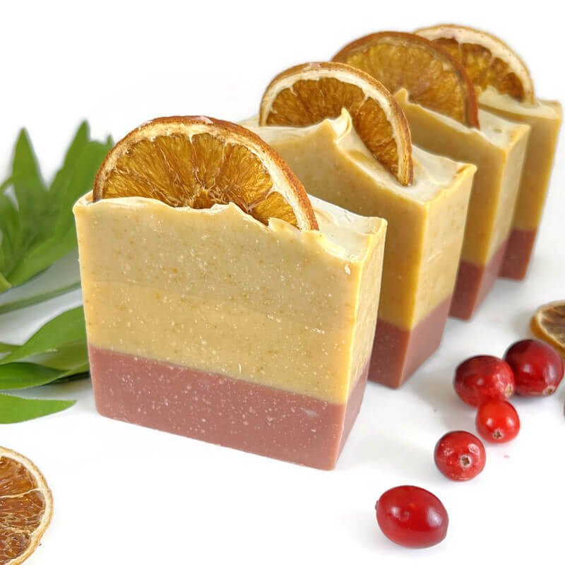 Orange Cranberry Spice Soap - My Skin Pride, LLC