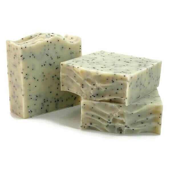 Tea Tree and Poppy Exfoliating Soap - My Skin Pride, LLC